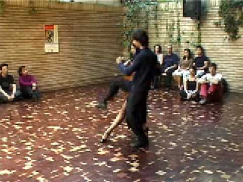  Javier Rodriguez  and  Geraldine Rojas  are  dancing  to  the  tango  "  Gallo Ciego  "