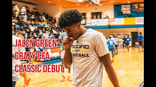 Jalen Green NASTY DUNK In Chick Fil A Classic Debut!! Jalen & Nimari Burnett Combine For 53 Points!