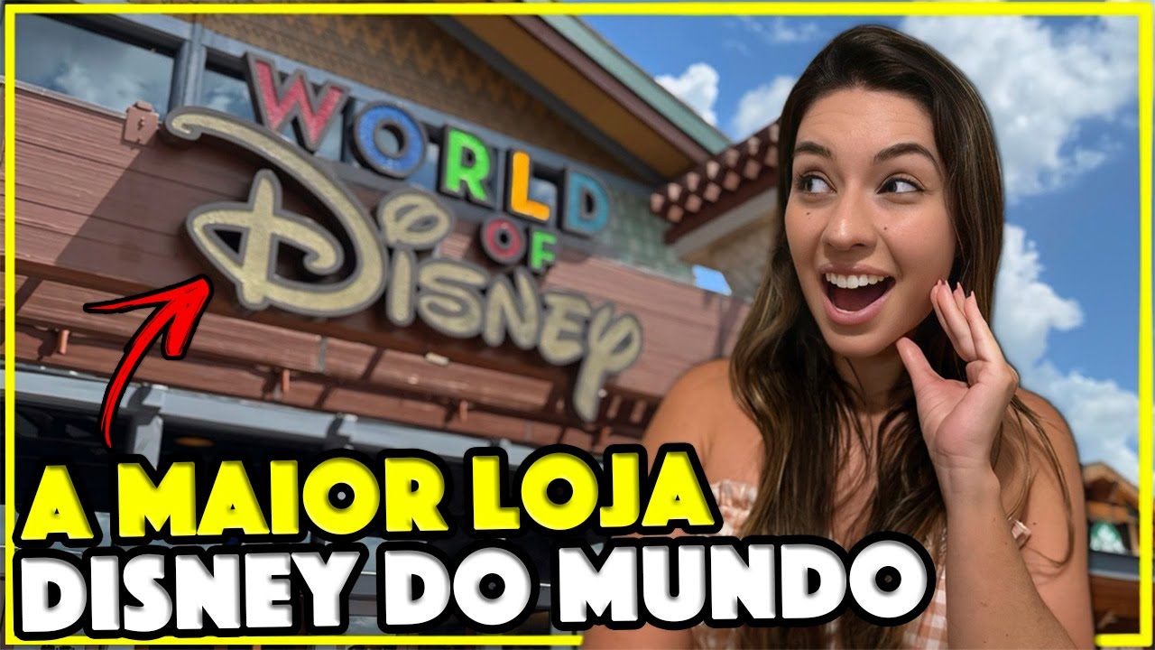 A MAIOR LOJA DISNEY DO MUNDO - WORLD OF DISNEY ATUALIZADO 2024