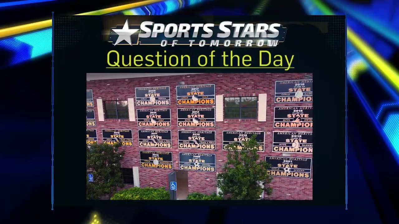 Question of the Day: Super Bowl Champion from American Heritage (Plantation, FL)