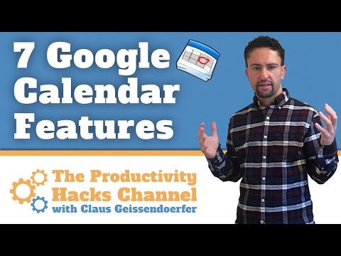 Google Calendar Tutorial 7 Secret Calendar Features