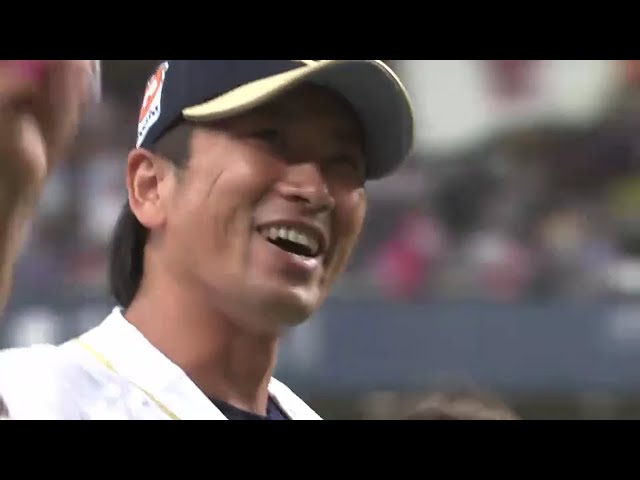 【引退セレモニー】バファローズ・小松 最後は笑顔で場内一周 2016/9/29 Bs-E