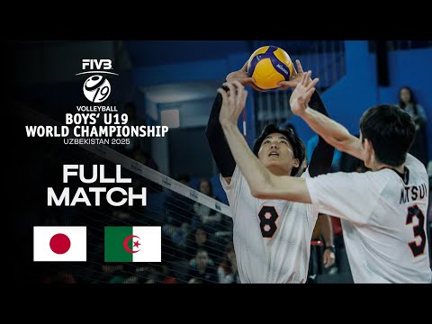 Japan vs. Algeria - Pool B | Boys' U19 World Champs 2025 - Full Match