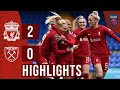 HIGHLIGHTS: Liverpool Women 2-0 West Ham | Holland & Stengel goals earn league win for Reds