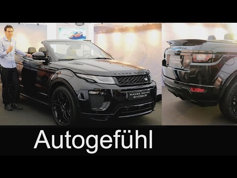 All-new Range Rover Evoque Convertible Cabriolet in-depth PREVIEW exterior/interior 2017 neu