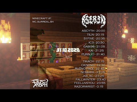 NEBESA MINECRAFT RAVE (HALLOWEEN EDITION) Ružno Pače, Nomark, Okniino and more!!!