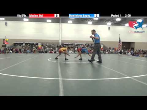 FILA Junior 44 kg / 97 lbs. - Marina Doi vs. Dominique Lopez