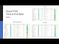How to Check TTFB - Time to First Byte