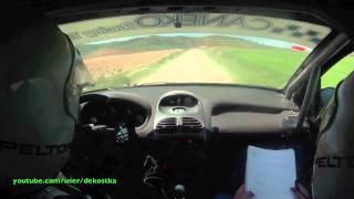 preview picture of video 'Rallysprint Galilea 2011 TC3 / Onboard Axier Goenaga 206 GTI [HD]'