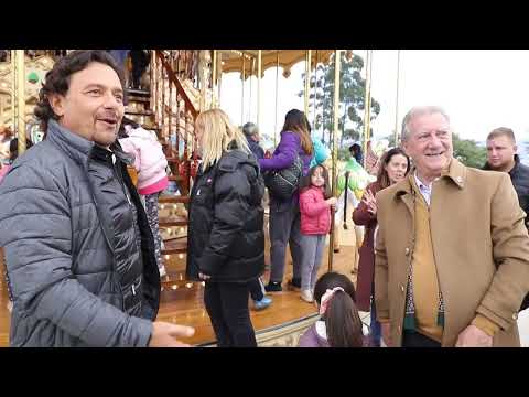 En el Parque Bicentenario, Sáenz compartió con miles de familias una jornada deportiva y recreativa