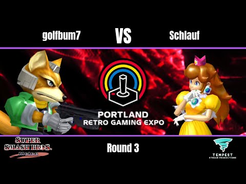 golfbum7 (Fox) vs Schlauf (Peach) - Melee Round 3 - PRGE 2025