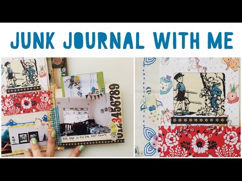 junk journal with me  process video ideas tips