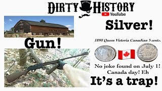 It’s a trap? Metal detecting 2018, tips and Canadian silver coins