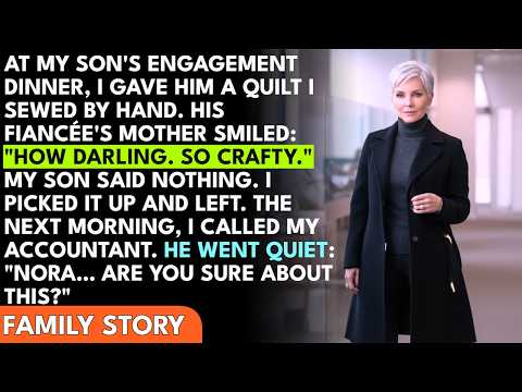 "How Rustic" — She Laughed at the Quilt I Made for My Son's Engagement Dinner — So I Called My Ac...