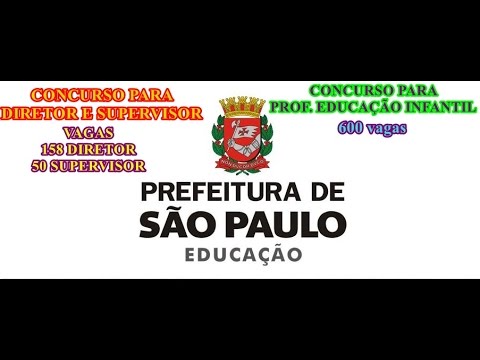 CONCURSO PROFESSOR ED. INFANTIL, DIRETOR E SUPERVISOR SME 2015