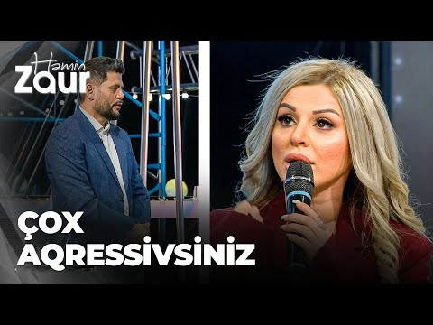 Həmin Zaur | Əminə Şirin studiyanı TƏRK ETDİ | Mən niyə üzr istəməliyəm?!
