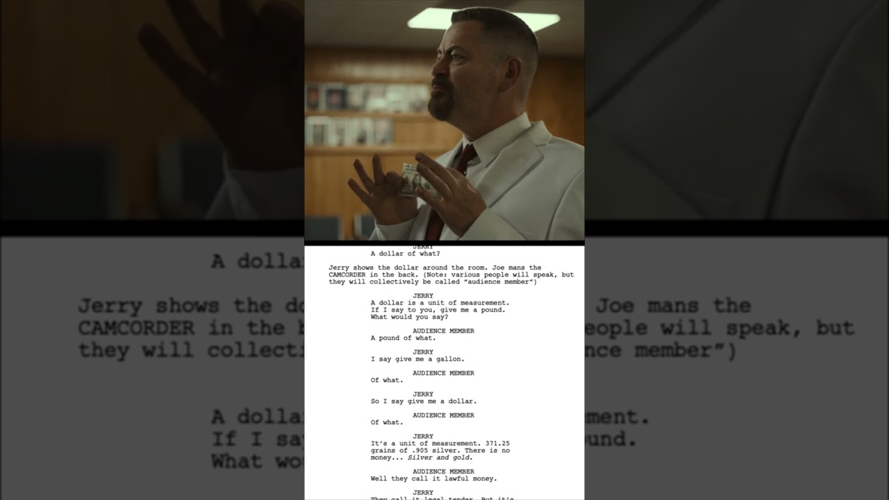 Script To Screen - 'There is no money...'