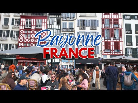 📍🇫🇷 4K Walking Through Bayonne’s Half Timbered Charm | Bayonne, France | 2025
