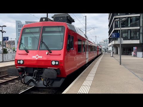 Bahnverkehr in Zürich Saalsporthalle (25.05.2023)