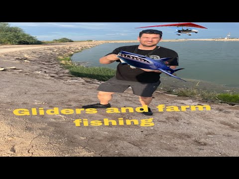 Farm fishing FOR MONSTERS! and PARAGLIDERS.