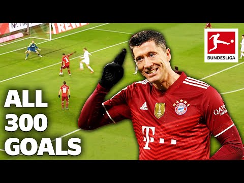 Lewandowski Breaks the 300-Goal Mark - All Bundesliga Goals