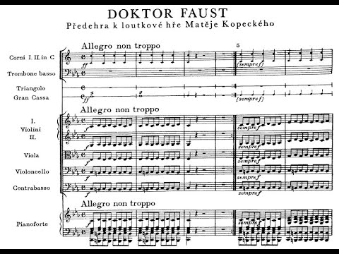 Bedřich Smetana - Doktor Faust. {w/ score.}