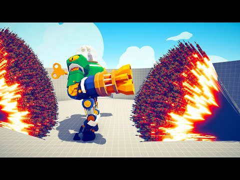 OP ROBOT vs EVERY GOD - Totally Accurate Battle Simulator TABS