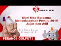 Dukung Pemilu 2019, Jangan Golput !!