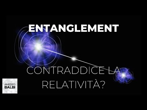 Cos'è l'entanglement quantistico? Contraddice la relatività?