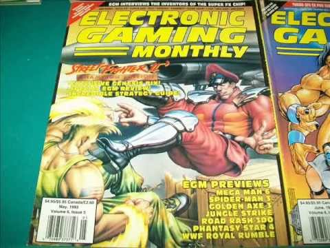 Video Game Magazines Electronic Gaming Monthly EGM Sega Visions