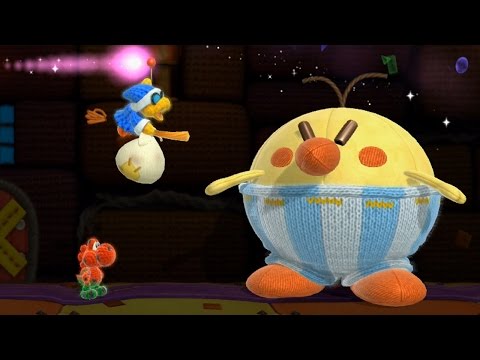 Yoshi's Woolly World 100% Walkthrough Part 3 - World 1-7, World 1-8 & World 1-S