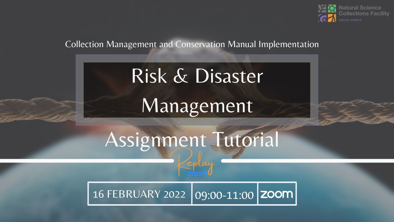 Assignment Tutorial | Risk and Disaster Assessment