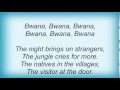 Lindsey Buckingham - Bwana Lyrics