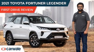 2021 Toyota Fortuner Legender Video Review | Design, Features and Drive Experience | CarWale