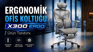 ErgoMekan X300 Ergo Fileli Ofis ve Çalışma Sandalyesi Tanıtım Rehberi