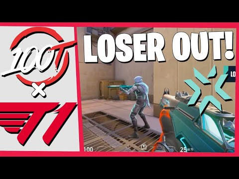 LOSER OUT! 100T vs T1 - HIGHLIGHTS | VCT 2021: North America - Challengers 3 #100t #t1 #valorant