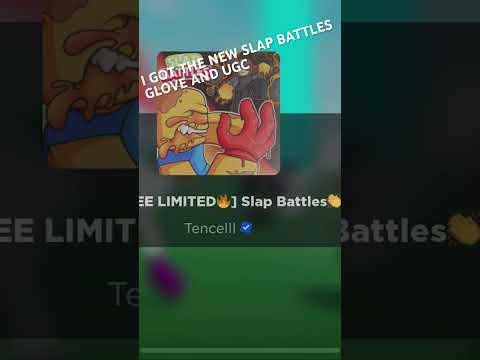 I GOT THE NEW UGC AND GLOVE IN SLAP BATTLES #roblox #bob #gaming #dope