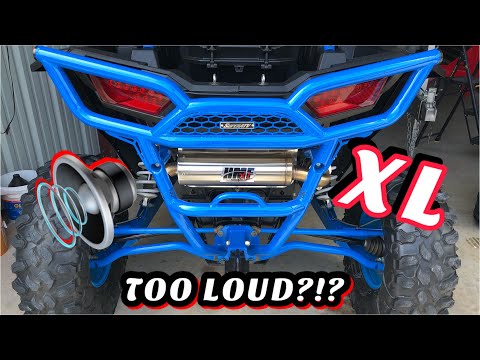 Polaris RZR 1000 ~ HMF TITAN XL SLIP-ON EXHAUST ~ REVIEW & HQ SOUND!