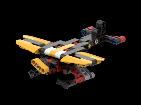 Funky Plane - a Lego Technic 42101 alternate build
