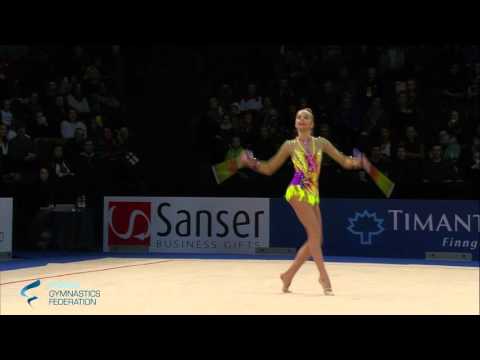 Averina Dina Clubs - Rhythmic Gymnastics World Cup 2016 Espoo