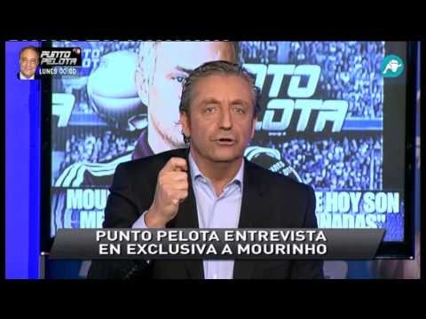 Pedrerol's anger at the criticism of Punto Pelota's interview with Mourinho