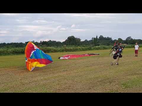 Decolagem e Pouso Voo 265 de Paramotor IKE Costa - 11/02/23
