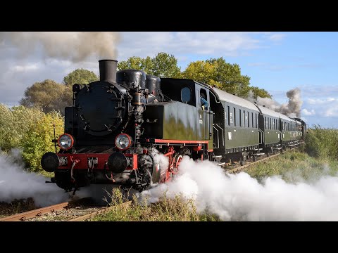 TKh 05353, Pt47-65 with autumn trains between Wolsztyn and Kębłowo 2024.09.29