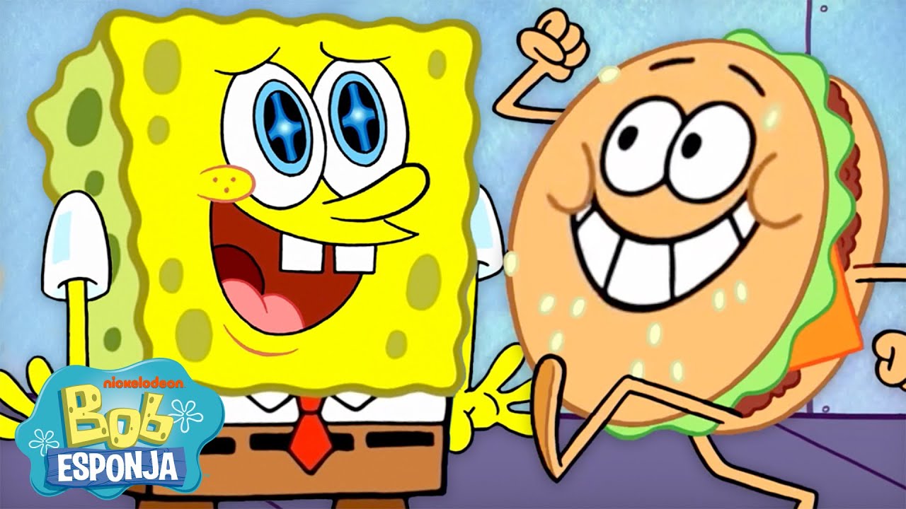 Bob Esponja | Cada Cangreburguer en los NUEVOS episodios de Bob Esponja 🍔 | 60 minutos | Español