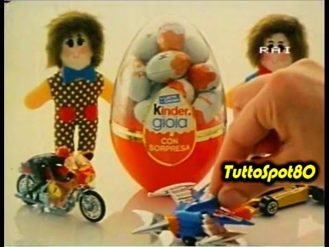 Spot- KINDER GIOIA, Ovetti con Sorpresa - 1980