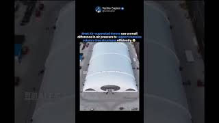 How Air Pressure Supports This Massive Dome Without Columns 🤯🏗️