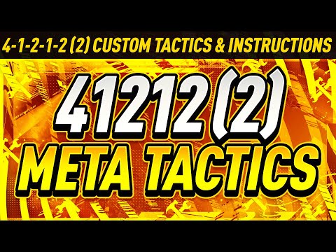 BEST 41212 (2) CUSTOM TACTICS UPDATED! 4-1-2-1-2 TACTICS & PLAYER INSTRUCTIONS FIFA 21 ULTIMATE TEAM