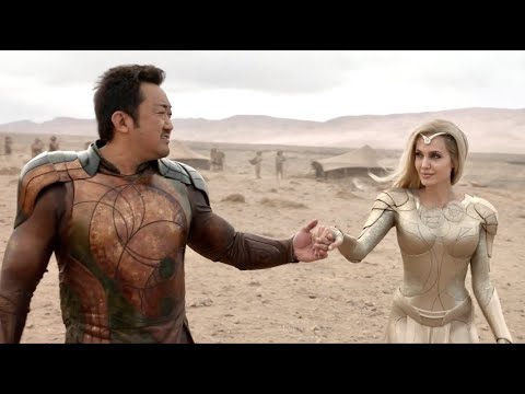 gilgamesh and thena best moments in the eternals