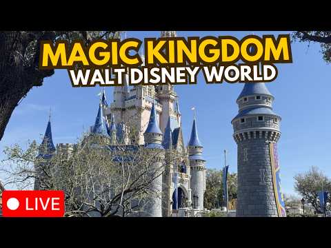 🔴 Live: Saturday in Disney's Magic Kingdom -  Walt Disney World 03.07.2026
