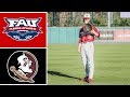Florida Atlantic vs #14 Florida State Highlights | Game 1 | 2020 College Baseball